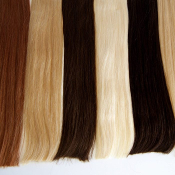 Echthaar Tresse 1# Schwarz 100 g