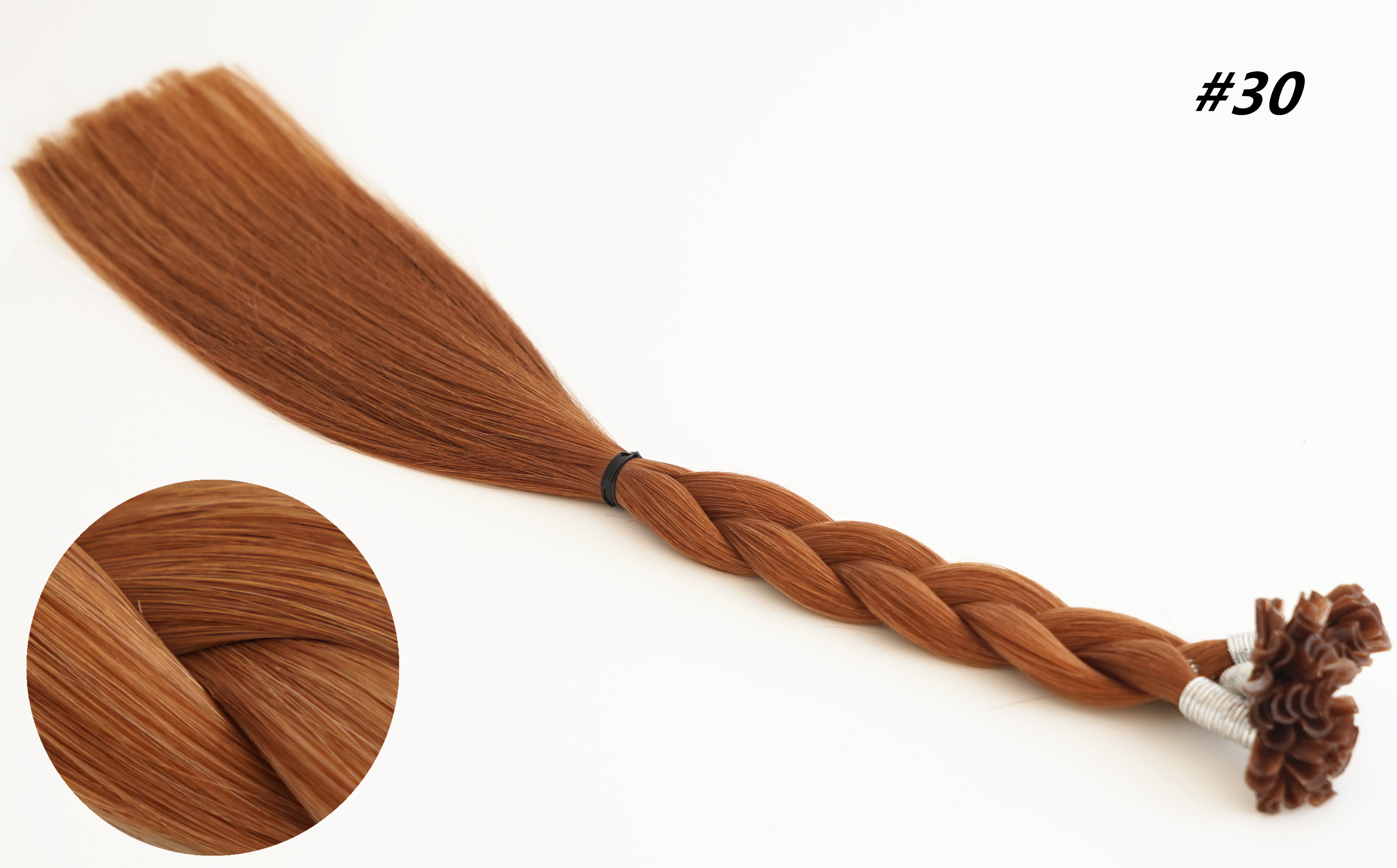 iExtension 50cm 30 Kupfer 25g Keratin Bonding Extensions