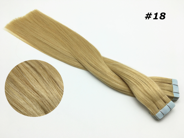 Tape Extensions 40cm - 18#  Aschblond