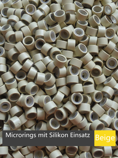 Ringe (Beige) mit Silikon Einsatz