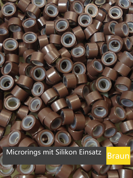 Ringe (Braun) mit Silikon Einsatz