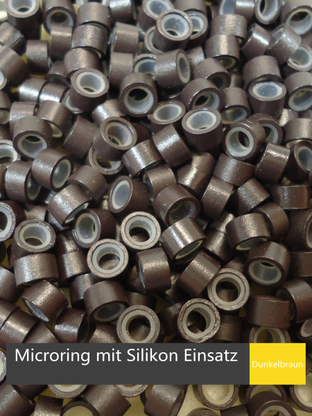 Ringe (Dunkelbraun) mit Silikon Einsatz